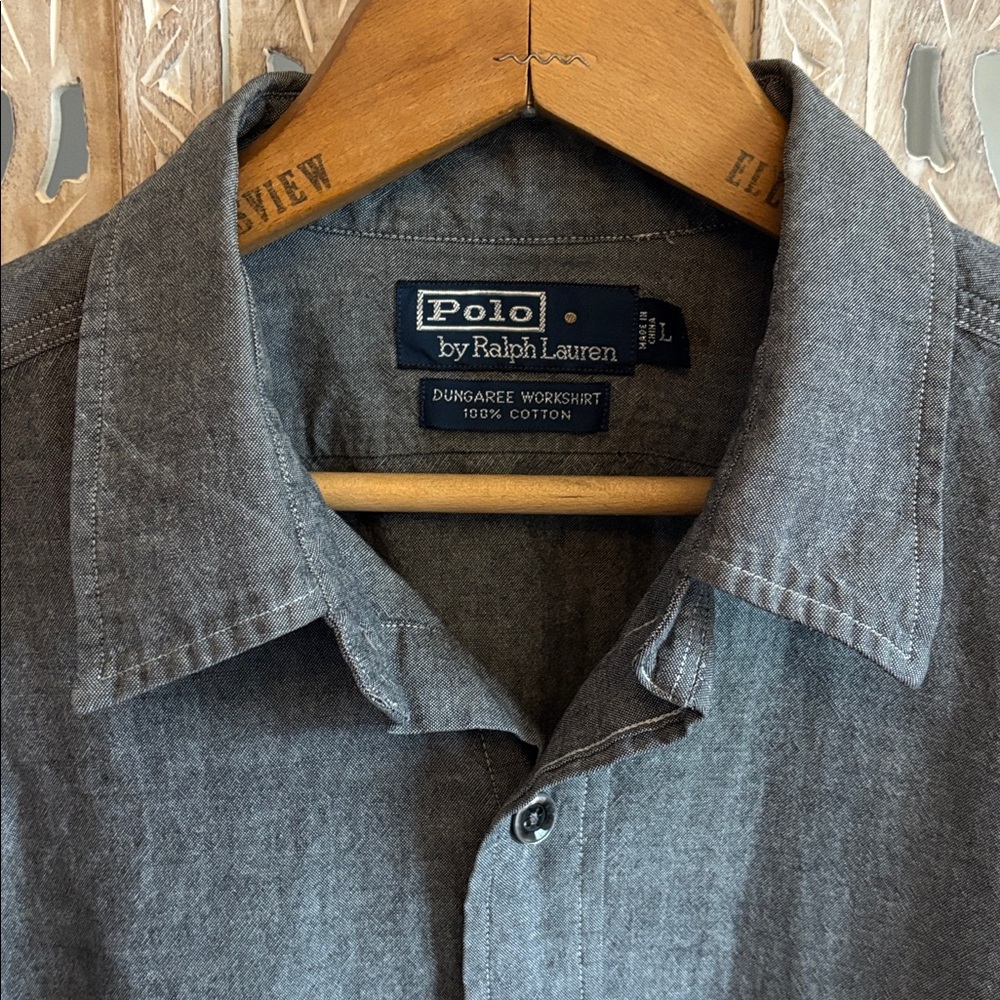 Polo Ralph Lauren Vintage Dungaree Workshirt Size L